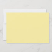 バター誕生日フォト 招待状 (裏面)