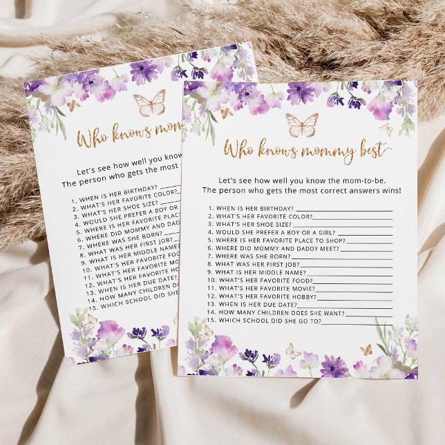 バター誰がママの赤ちゃん最高のシャワーゲームを知っている (クリエイターアップロード済み)