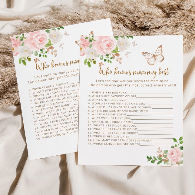 バター誰がママの赤ちゃん最高のシャワーゲームを知っている (クリエイターアップロード済み)