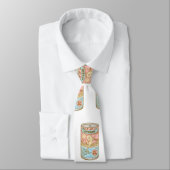 バター豆パターン ネクタイ (タイ)