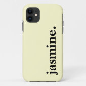バター黄無地の色の名エレガント前 Case-Mate iPhoneケース (裏面)