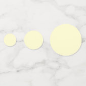 バター黄無地の色 |クラシックエレガント コンフェッティ (正面)