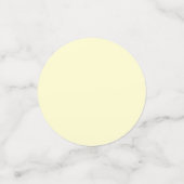 バター黄無地の色 |クラシックエレガント コンフェッティ (スモール正面)