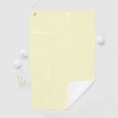 バター黄無地の色 |クラシックエレガント ゴルフタオル (インサイチュ)