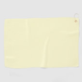 バター黄無地の色 |クラシックエレガント ゴルフタオル (横)