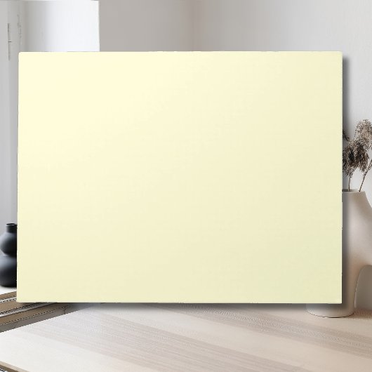 バター黄無地の色 |クラシックエレガント ノートパッド