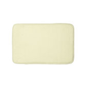 バター黄無地の色 |クラシックエレガント バスマット (正面)