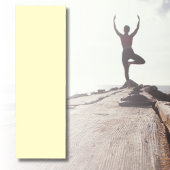 バター黄無地の色 |クラシックエレガント ヨガマット