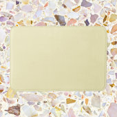 バター黄無地の色 バスマット