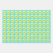 バター버터 （韓国語） ラッピングペーパーシート (正面3)