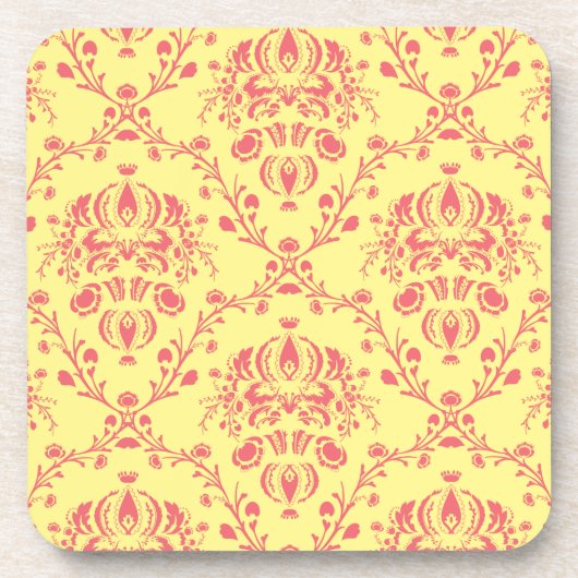 バター・クランベリーダマスク コースター (正面)