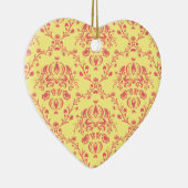 バター・クランベリーダマスク セラミックオーナメント (右)