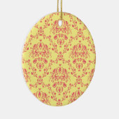バター・クランベリーダマスク セラミックオーナメント (右)