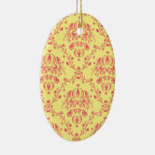 バター・クランベリーダマスク セラミックオーナメント (右)