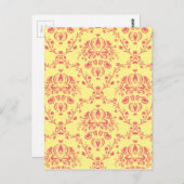 バター・クランベリーダマスク ポストカード (正面/裏面)