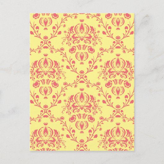 バター・クランベリーダマスク ポストカード (正面)