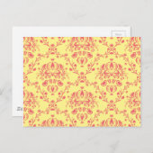 バター・クランベリーダマスク ポストカード (正面/裏面)