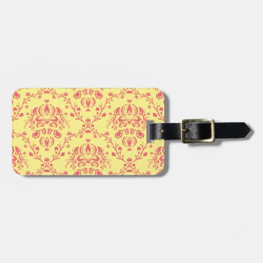 バター・クランベリーダマスク ラゲッジタグ (正面横)