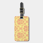 バター・クランベリーダマスク ラゲッジタグ (正面縦)