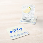 バター スクエアペーパーコースター (インサイチュ)