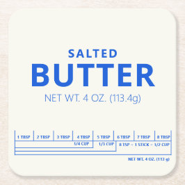 バター スクエアペーパーコースター