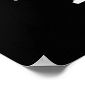 バター トースト 面白い パン ジョーク 黒背景 ポスター (角)