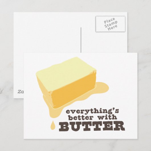 バター ポストカード (正面/裏面)