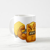バター ワッフル コーヒーマグカップ (正面左)