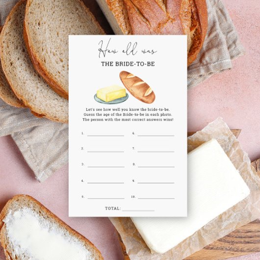 バター – 花嫁の年齢