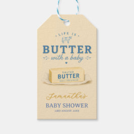 バター 赤ちゃん Shower Life is Butter ギフトタグ