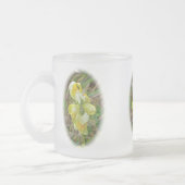 バター'nエッグワイルドフラワー フロストグラスマグカップ (左)