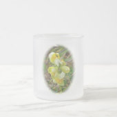 バター'nエッグワイルドフラワー フロストグラスマグカップ (中央)