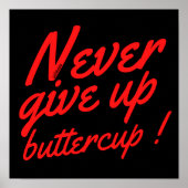 バタ与えッカップをおもしろい上げる ポスター (正面)