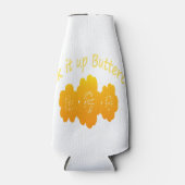 バタ吸ッカップのおもしろい引用文 ボトルクーラー (正面)