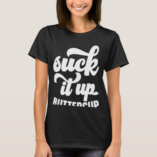 バタ吸ッカップを上げる Tシャツ (正面)