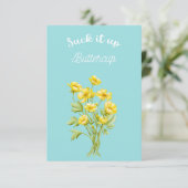 バタ吸ーカップを上げる サンキューカード (スタンド正面)