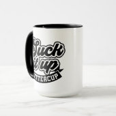 バタ吸ーカップを上げる マグカップ (正面左)