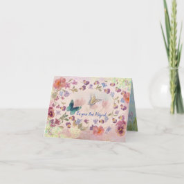 バタ図解入りの、写真付きのフライと植物ノートカード ノートカード