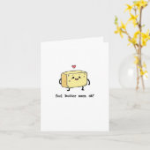 バタ感じーーすぐにOKカード カード (黄色い花)