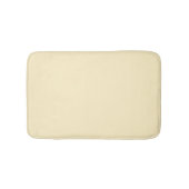 バタ淡い色のーカップ黄無地の色 バスマット (正面)