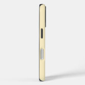 バタ淡い色のーカップ黄無地の色 Case-Mate iPhoneケース (裏面 / 右)