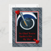 バタ話イクバレンタインカード用 シーズンポストカード (正面/裏面)