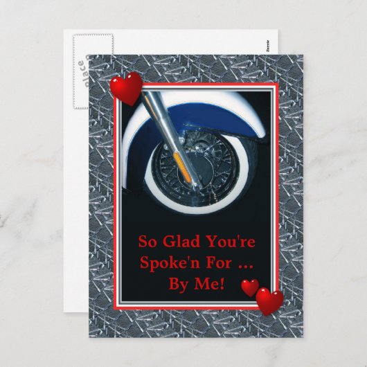 バタ話イクバレンタインカード用 シーズンポストカード (正面/裏面)