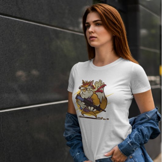 バダスキツネ Tシャツ