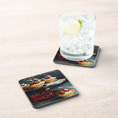 バダスクイアギフトおもしろい懸命コースター コースター (右側)