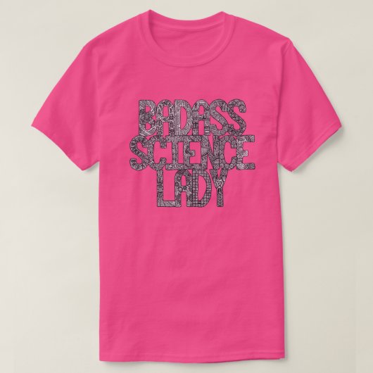 バダスサイエンスレディ Tシャツ (デザイン正面)