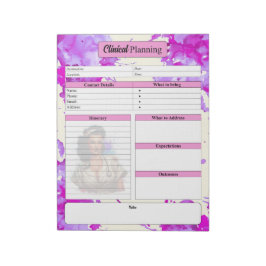 バダスナースピンナップ_臨床計画 ノートパッド