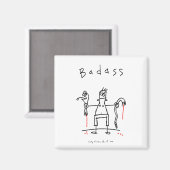 バダスネークガイ マグネット (正面/裏面)