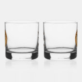 バダスバイソンファームロゴ ウイスキーグラス (左)