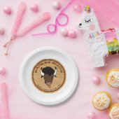 バダスバイソンファームロゴ ペーパープレート (パーティー)